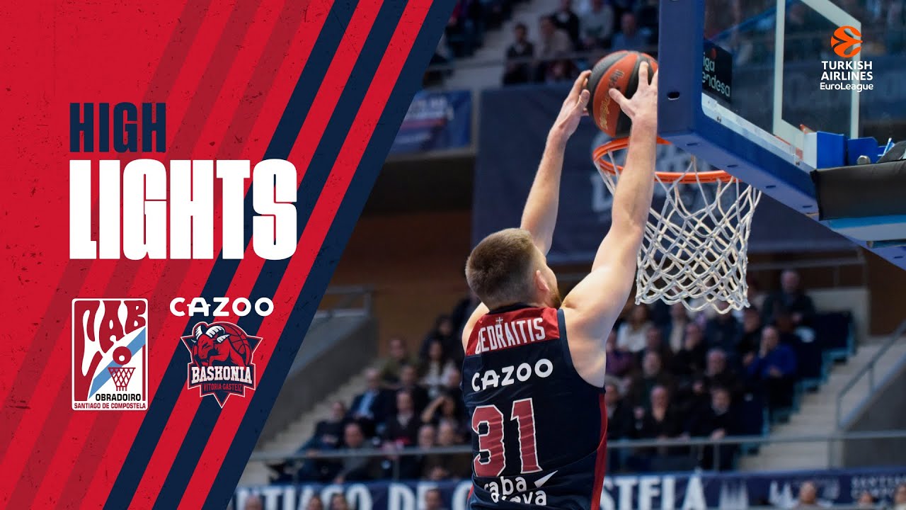 Highlights  Monbus Obradoiro 91 - 86 Cazoo Baskonia