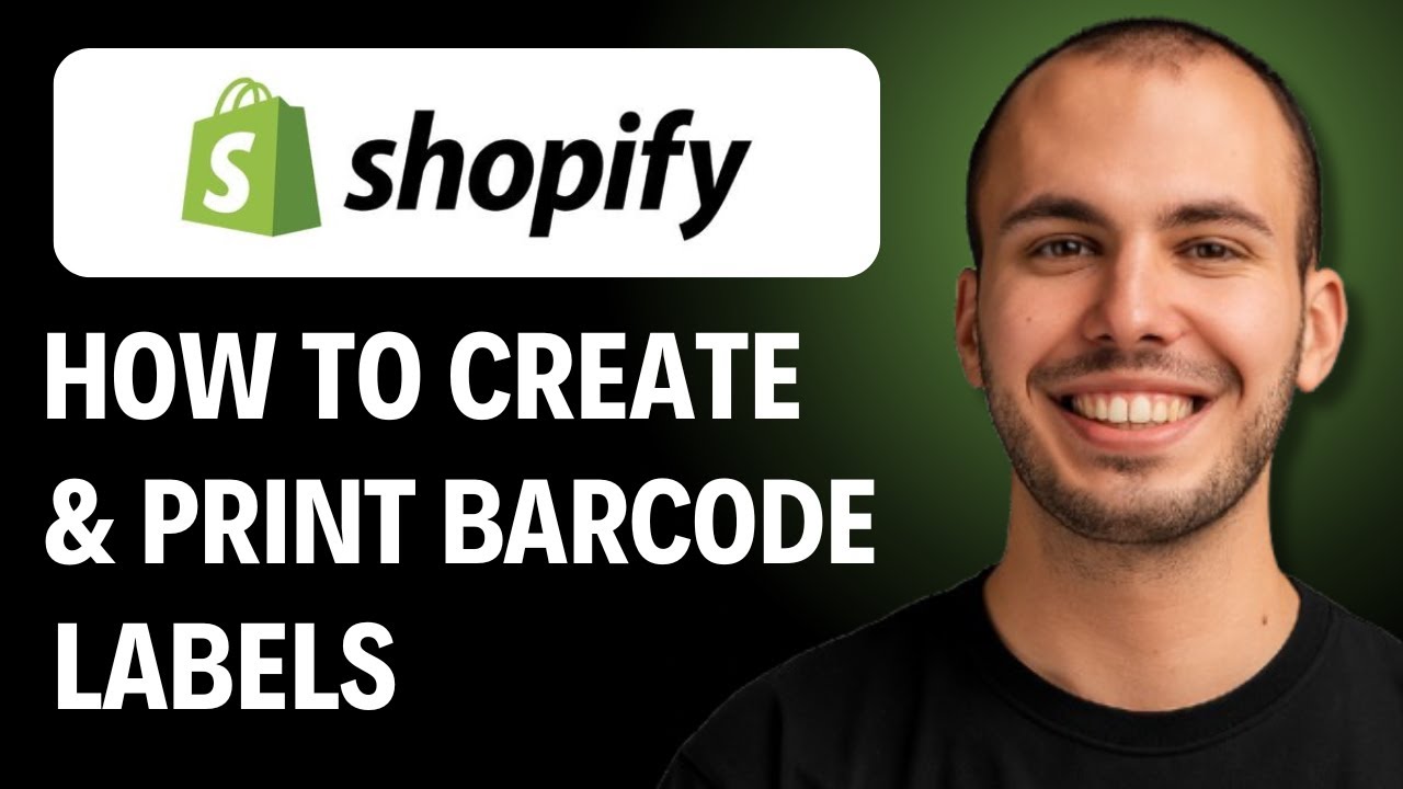 How to Create and Print Barcode Labels in Shopify [2026 GUIDE]