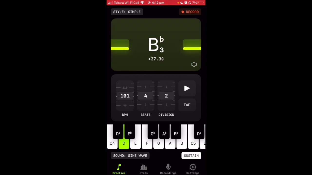 Pitch App Tutorial (iOS) - Improve your pitch and sing in tune!