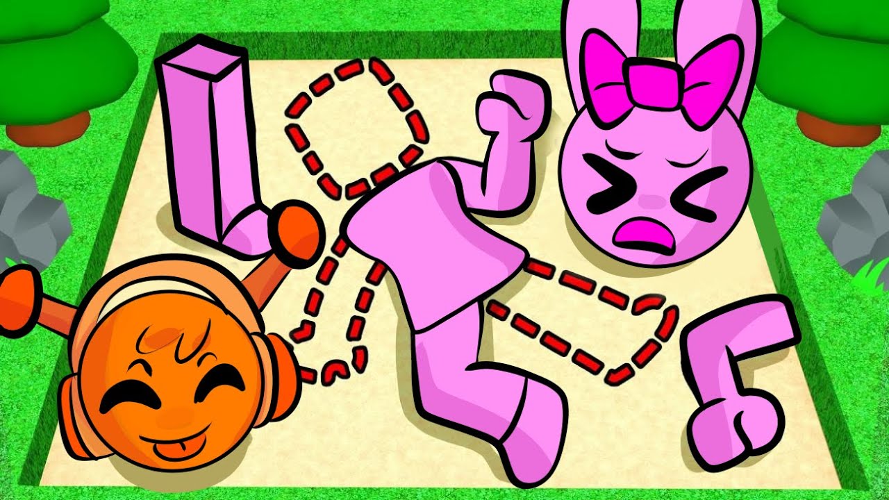 ROBA las PARTES del CUERPO de mis AMIGOS en ROBLOX! (Sprunki)