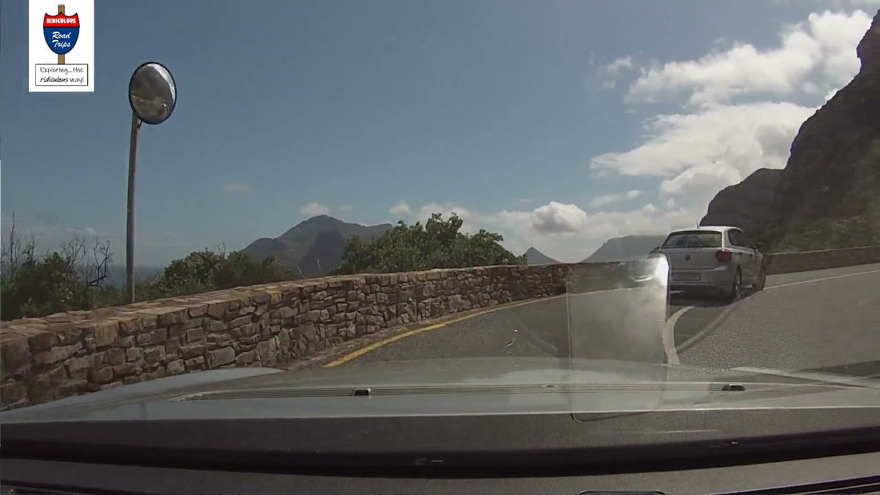 Mercedes vs BMW on Chapman's Peak Drive, Cape Town.