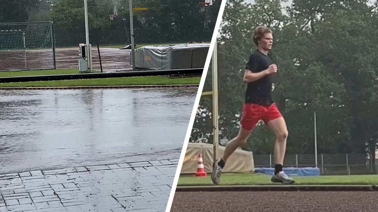 INSANE RAIN TRACK WORKOUT!! - Running Vlog | Ultimaterunning