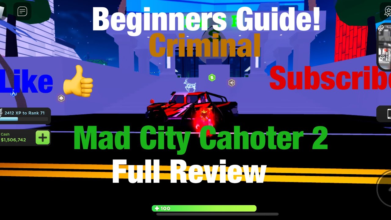 (Official Guide) Criminal BEGINNERS GUIDE1 (Mad City Chapter 2)