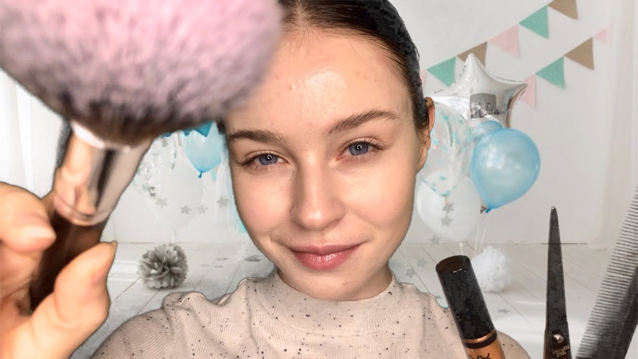ASMR Friend Gives You A Haircut & Makeover For Your Birthday🥳 | Personal Attention & Layered Sounds