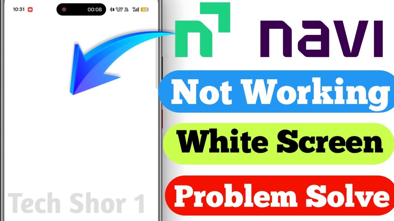 Navi App white screen problem solve | Navi App Not working problem solve