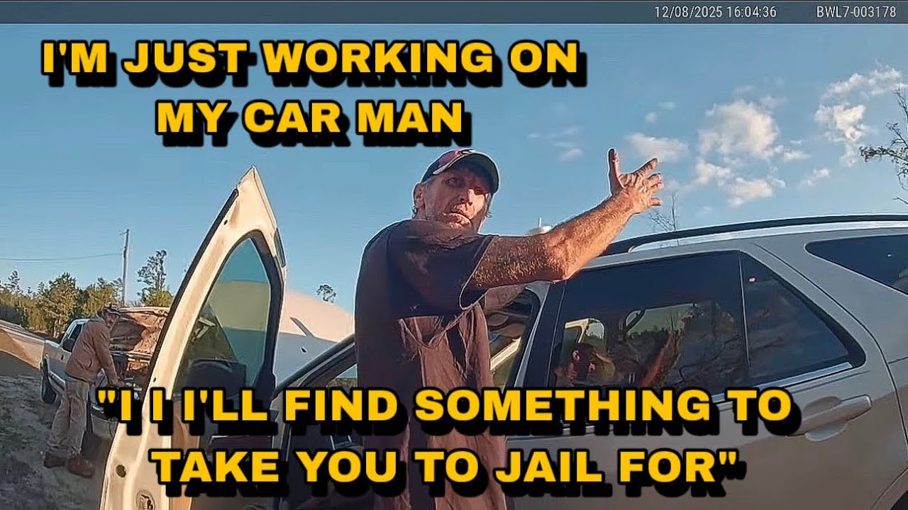 Deputy Gets Furious At Man For Talking Back