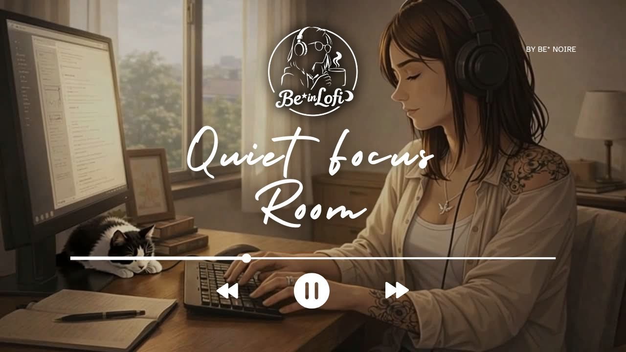 Quiet Focus Room 📚 | Lo-Fi Hip Hop for Studying, Working & Deep Focus