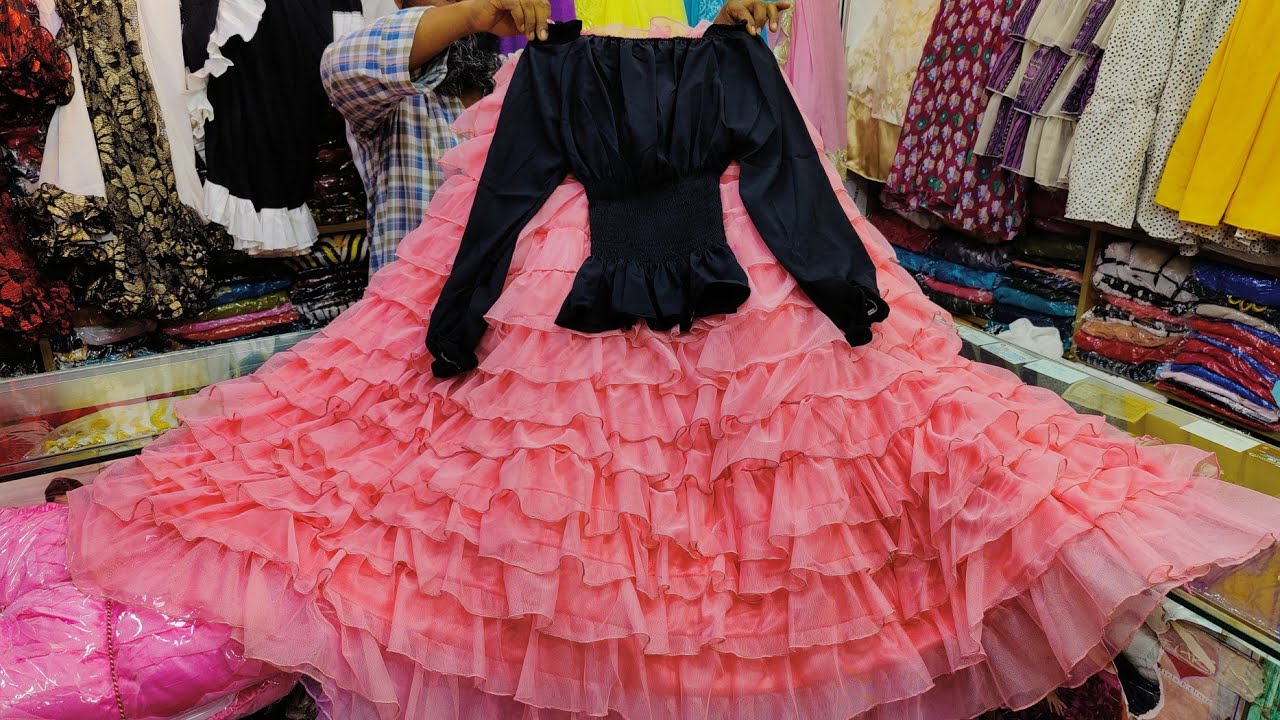 পাইকারি দামে বার্বি লেহেঙ্গা স্কার্ট ১ exclusive Barbie skirt crop top set at wholesale price 2022