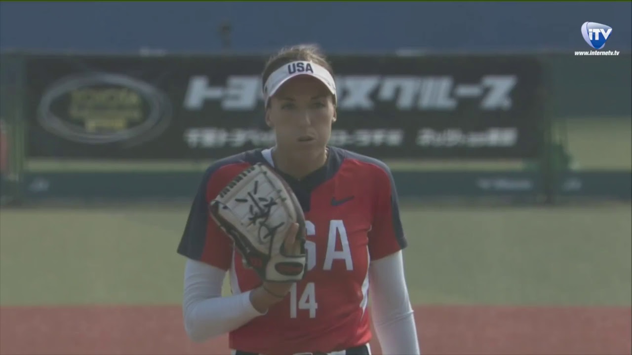 Australia v USA. WBSC Women’s Softball World Championship 2018