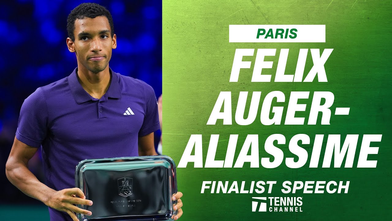 Felix Auger-Aliassime Finalist Speech | 2025 Paris