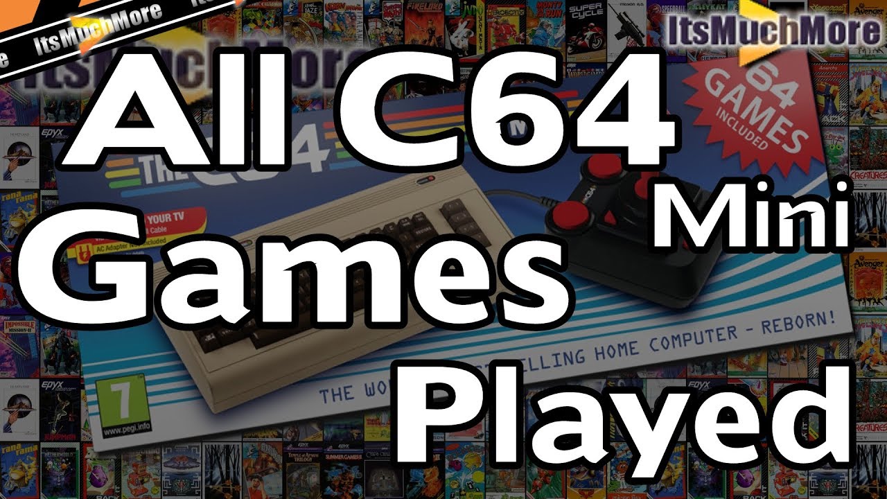 The C64 Mini - All 64 Games Played [Commodore 64]