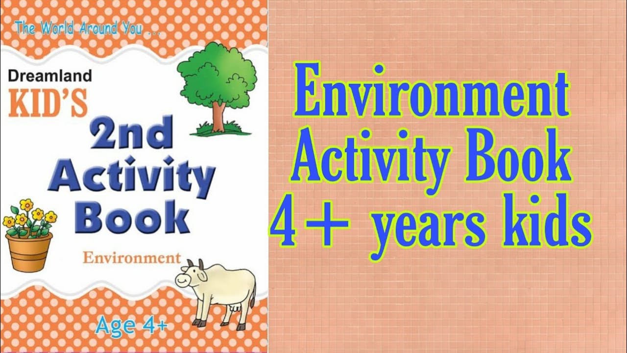 Dreamland Environment book | activity book for 4+ years kid | part 6