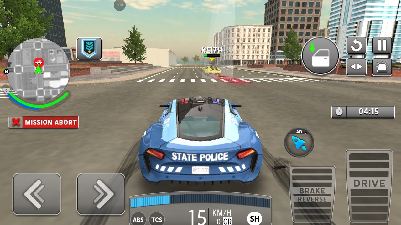 Open World Police Chase | 3D Driving SimulatorPolice Car Simulator Gameplay | Real Chase Mission
