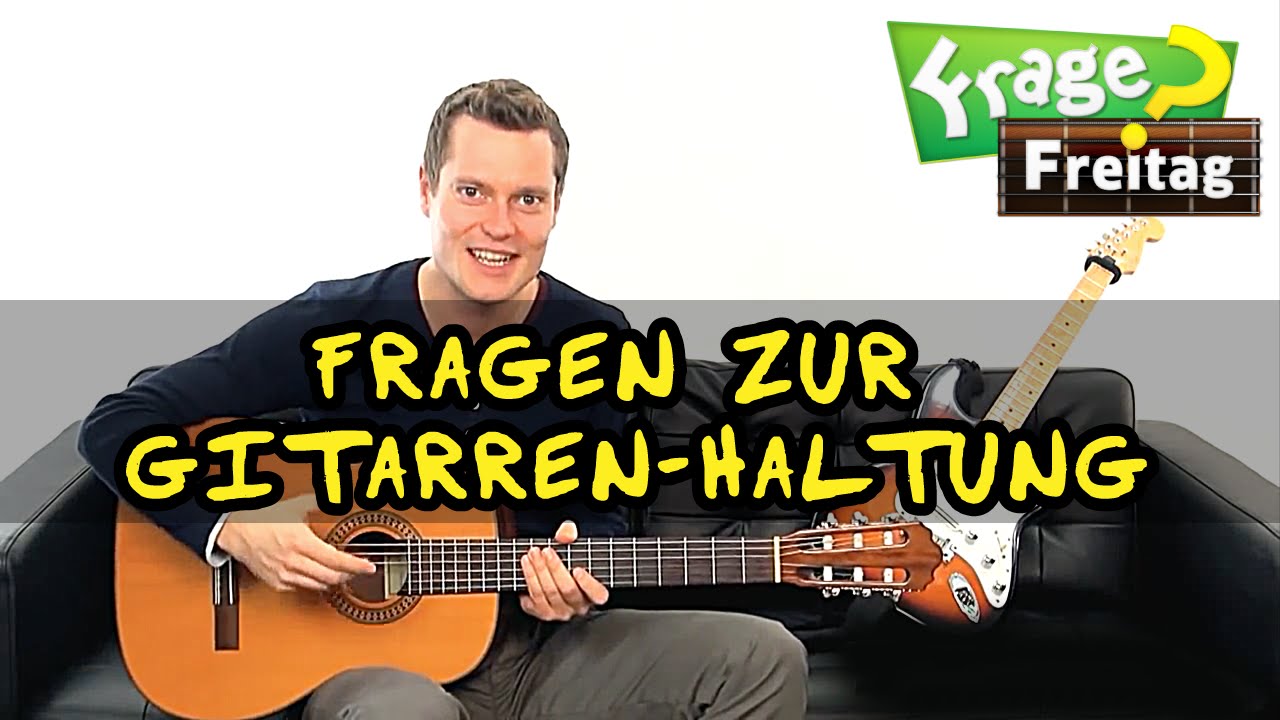 ★ GITARRENHALTUNG Deine Fragen ► Wie Ist Es Nun Richtig!?! FrageFreitag #2 mit Georg Norberg