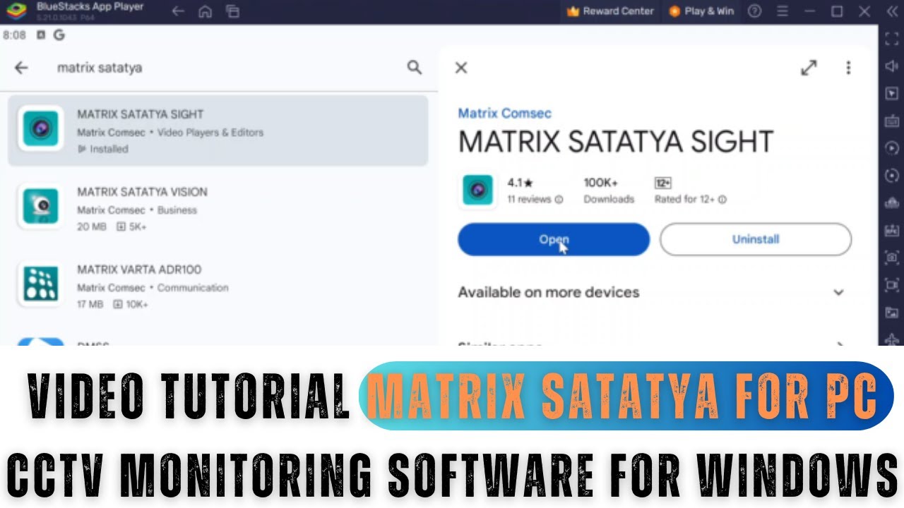 Matrix Satatya for PC| How to set up Matrix Satatya App & Connect Cameras?