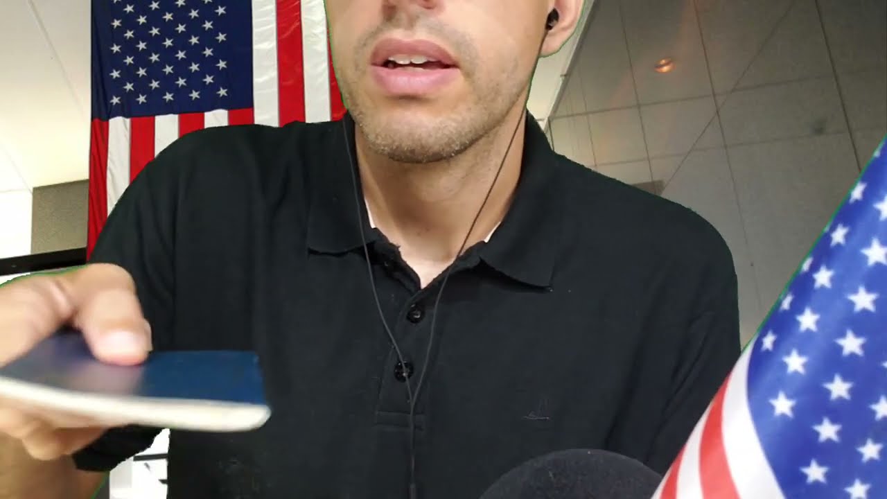 ASMR ROLEPLAY IMIGRAÇÃO EUA