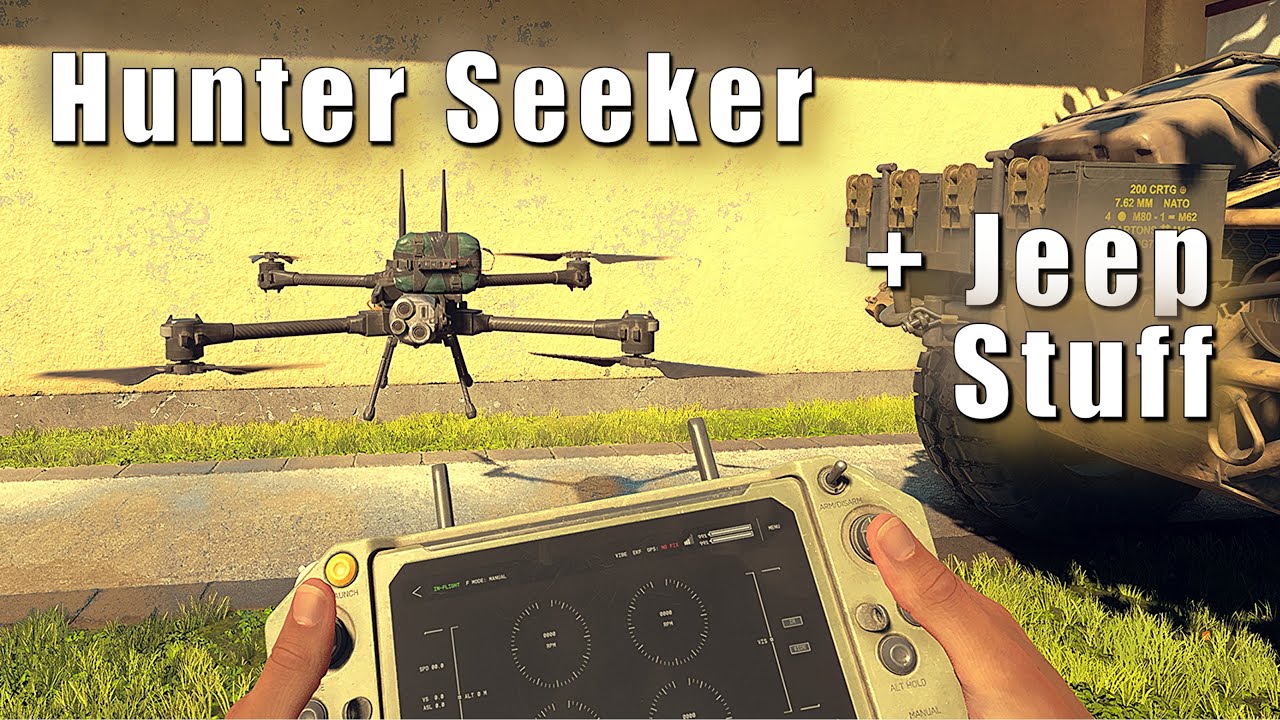 Upgraded Hunter Seeker Drone - Jeep Stuff - Battlefield 6