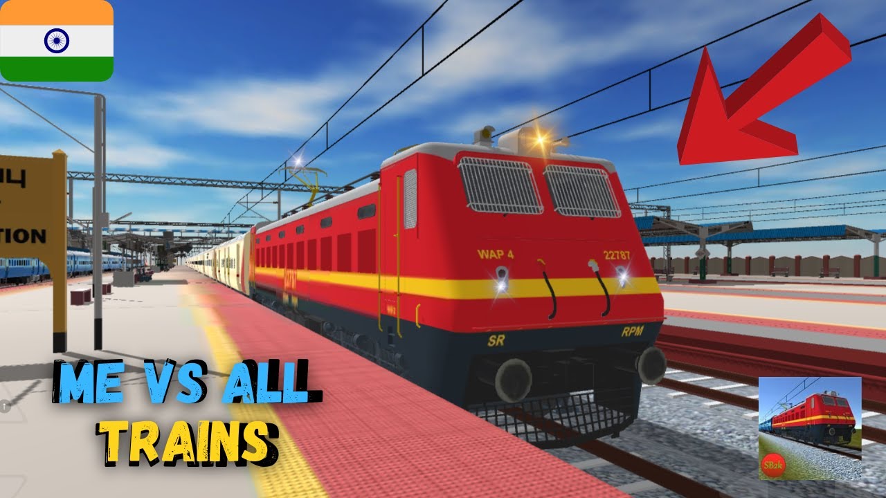 ME VS ALL TRAINS IN THIS GAME || INDIAN TRAIN CROSSING 3D || HINDI GAMEPLAY [ PART- 1 ]