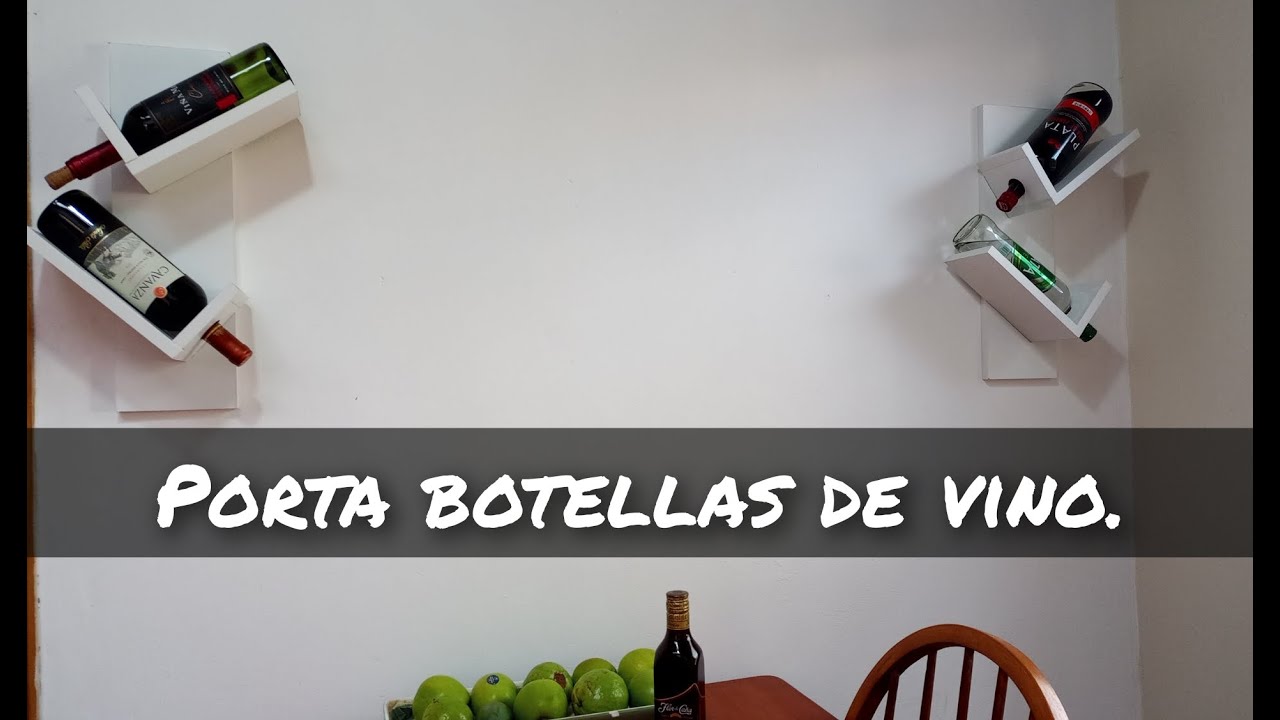 PORTA BOTELLAS DE VINO | MELAMINA | FABRICACIÓN E INSTALACIÓN