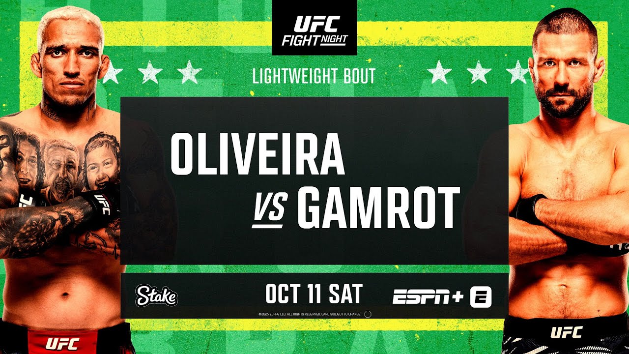 UFC Rio: Оливейра против Гамрота &mdash; 11 октября | Промо-акция боя
