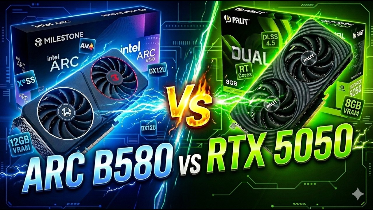 RTX 5050 vs ARC B580 с Мультигеном MGF что лучше?