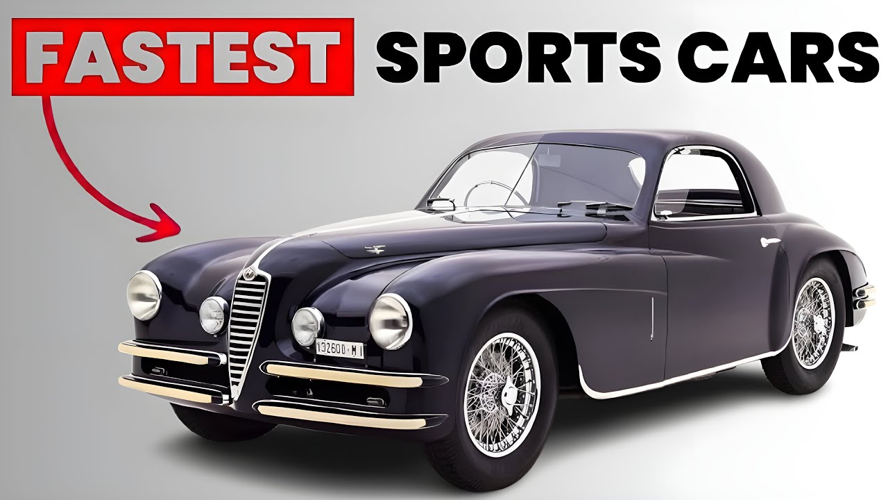 Топ-10 самых быстрых 4-местных спортивных автомобилей 1950-х годов