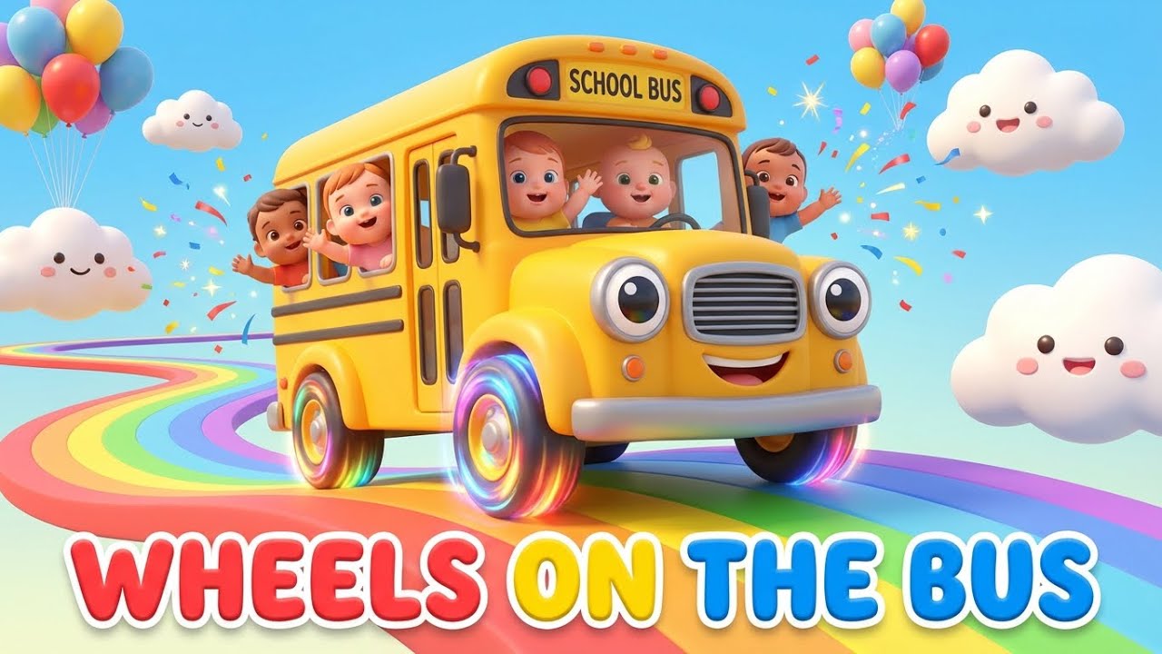 Wheels on the Bus 🚌 | Nursery Rhymes for Kids | Baby Songs & Toddler Videos