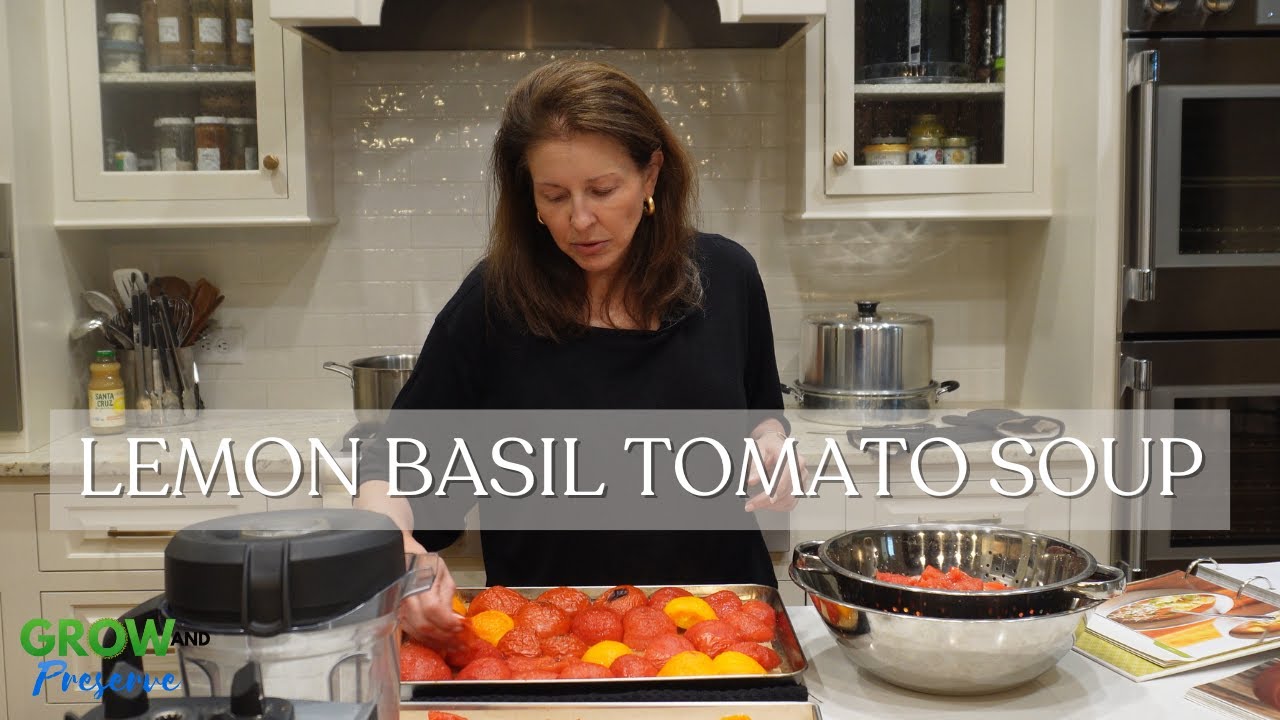 Вкус лета | Томатный суп с лимоном и базиликом