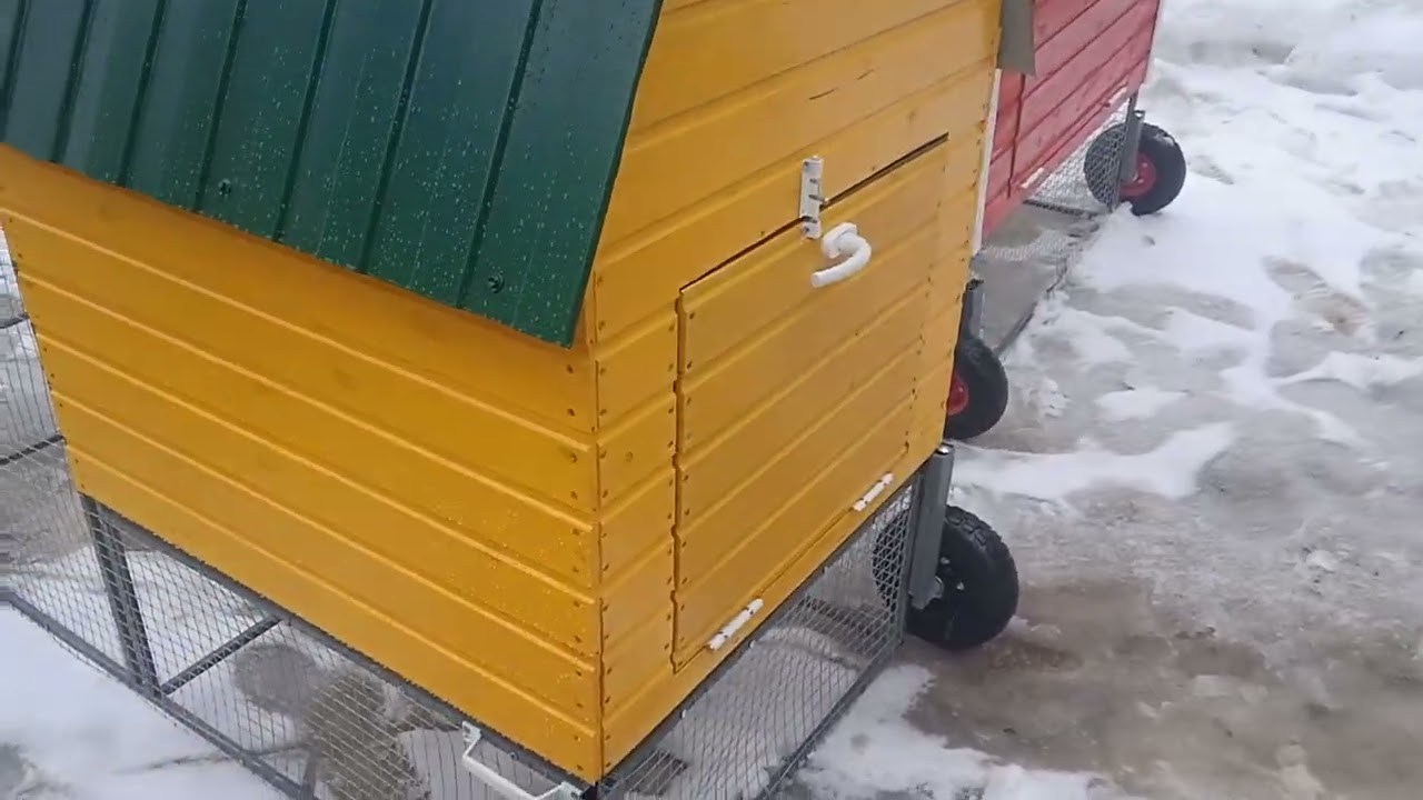 Передвижной курятник обзор