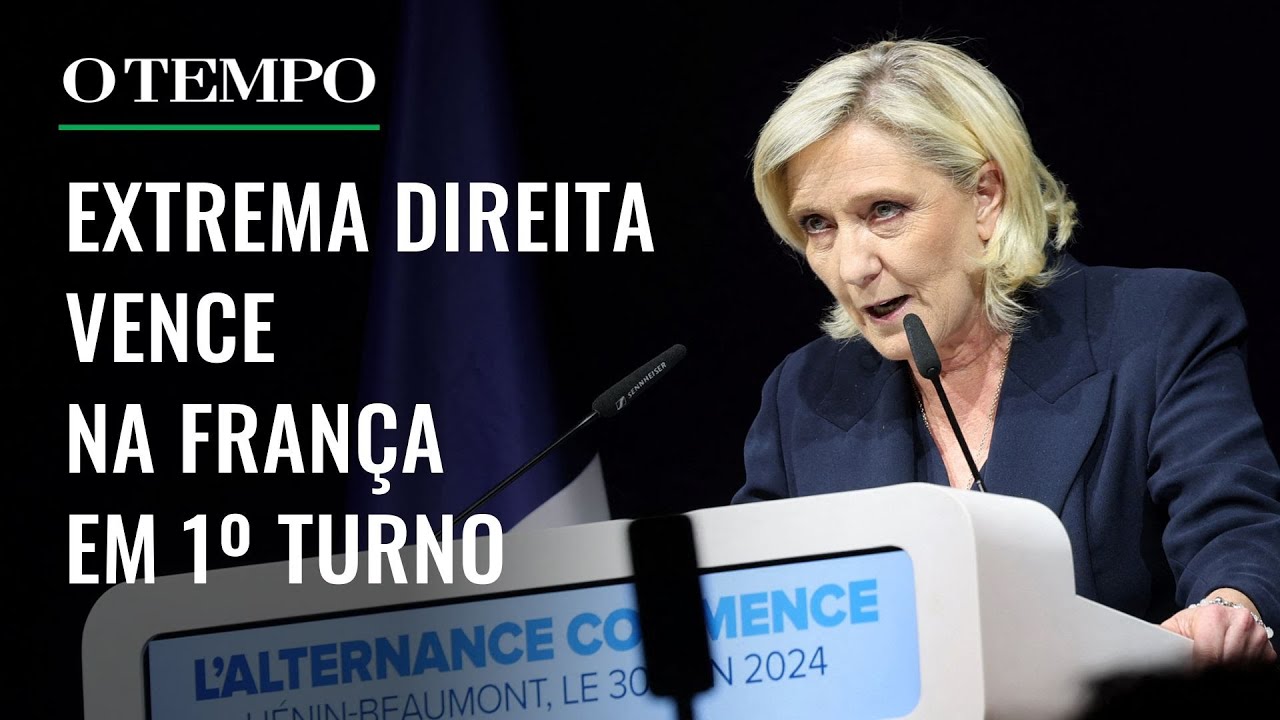 Extrema direita vence 1º turno das eleições legislativas na França, segundo estimativas