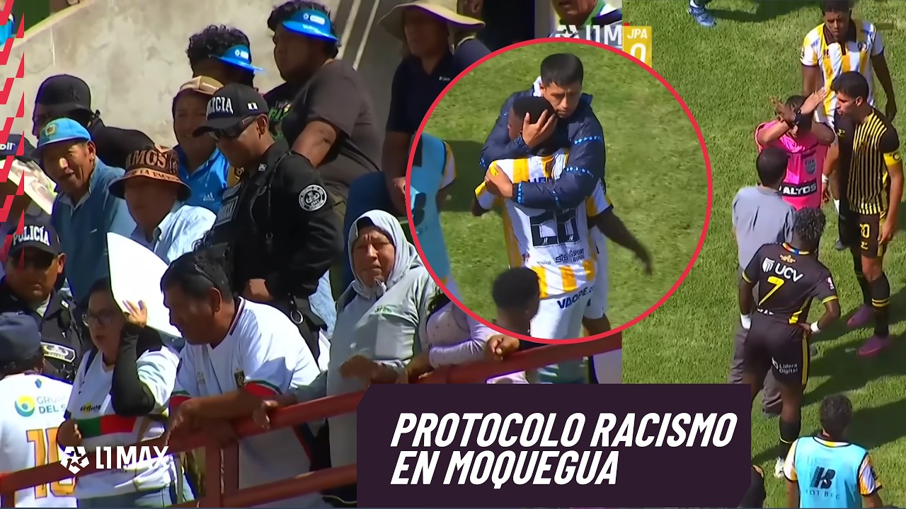 SE ACTIV&Oacute; el PROTOCOLO CONTRA el RACISMO: CD Moquegua vs Juan Pablo II