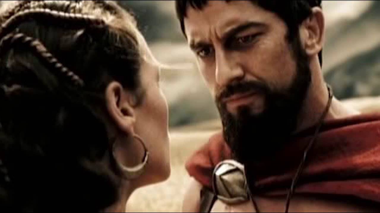 300 - Leonidas says goodbye to his Wife
