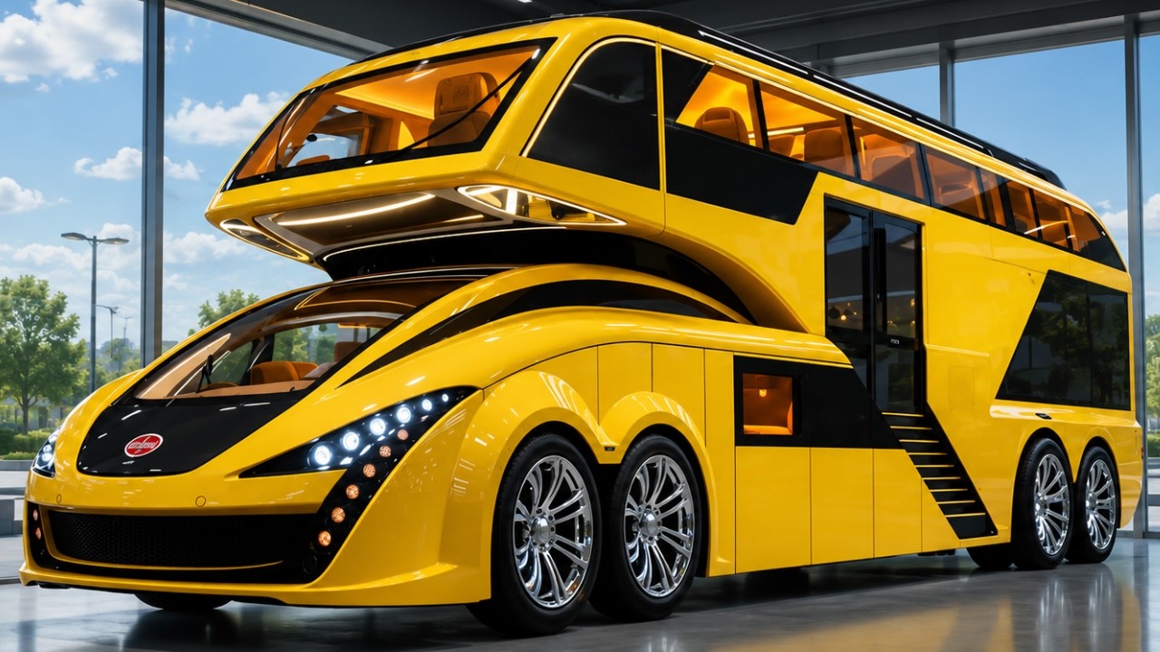Inside the $20 Million Bugatti-Inspired Luxury Motorhome &ndash; The Future of Ultra Luxury RVs