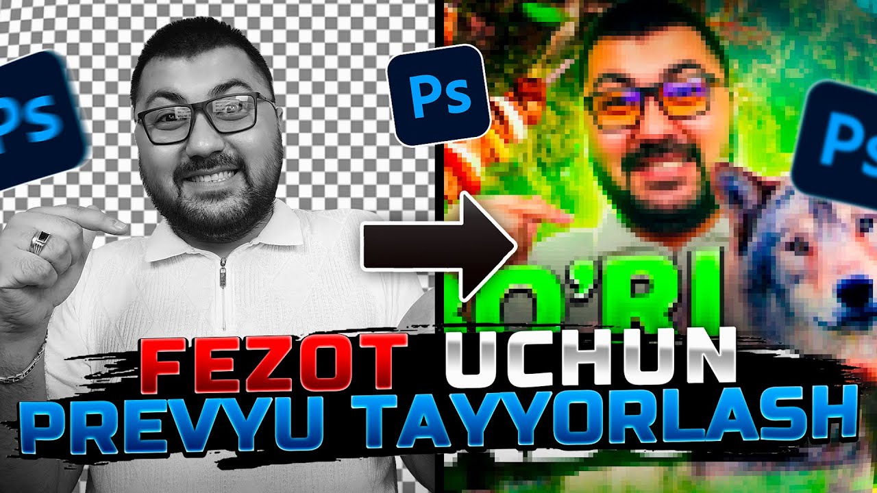 FEZOT KANALI UCHUN PREVYU TAYYORLASH JARAYONI ┃ #SpeedArt