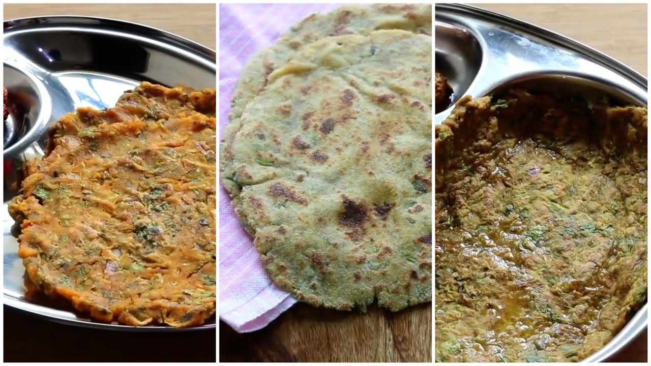 3 Healthy Roti Recipes Without Wheat Flour - No Atta Recipes - Gluten Free Recipes | Skinny Recipes
