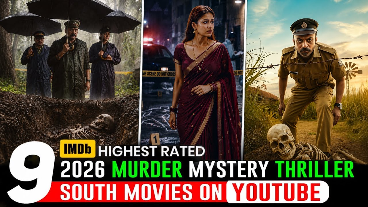 Top 9 Best South Indian Suspense Thriller Movies in Hindi | 2026 South Murder MysteryMovies Hindi