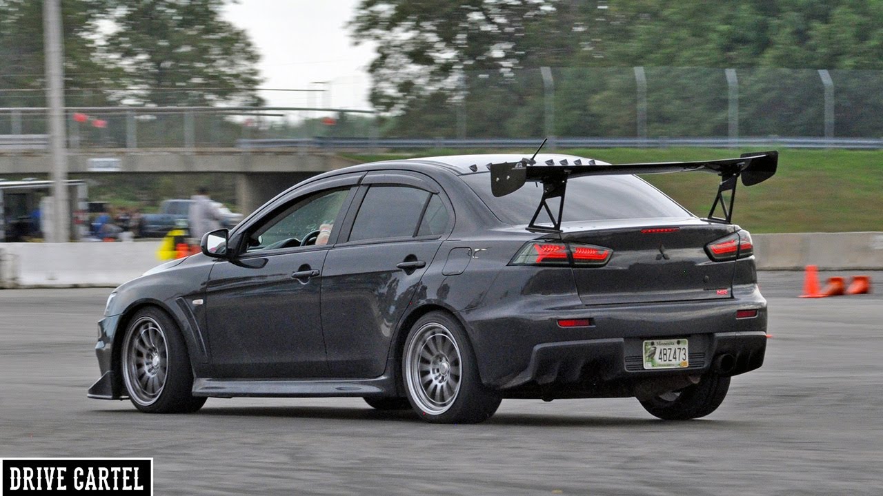 2010 Evo X MR (MHI 18k, E85) - Autocross with Data Overlay (MAPerformance Proving Grounds 2022.2)
