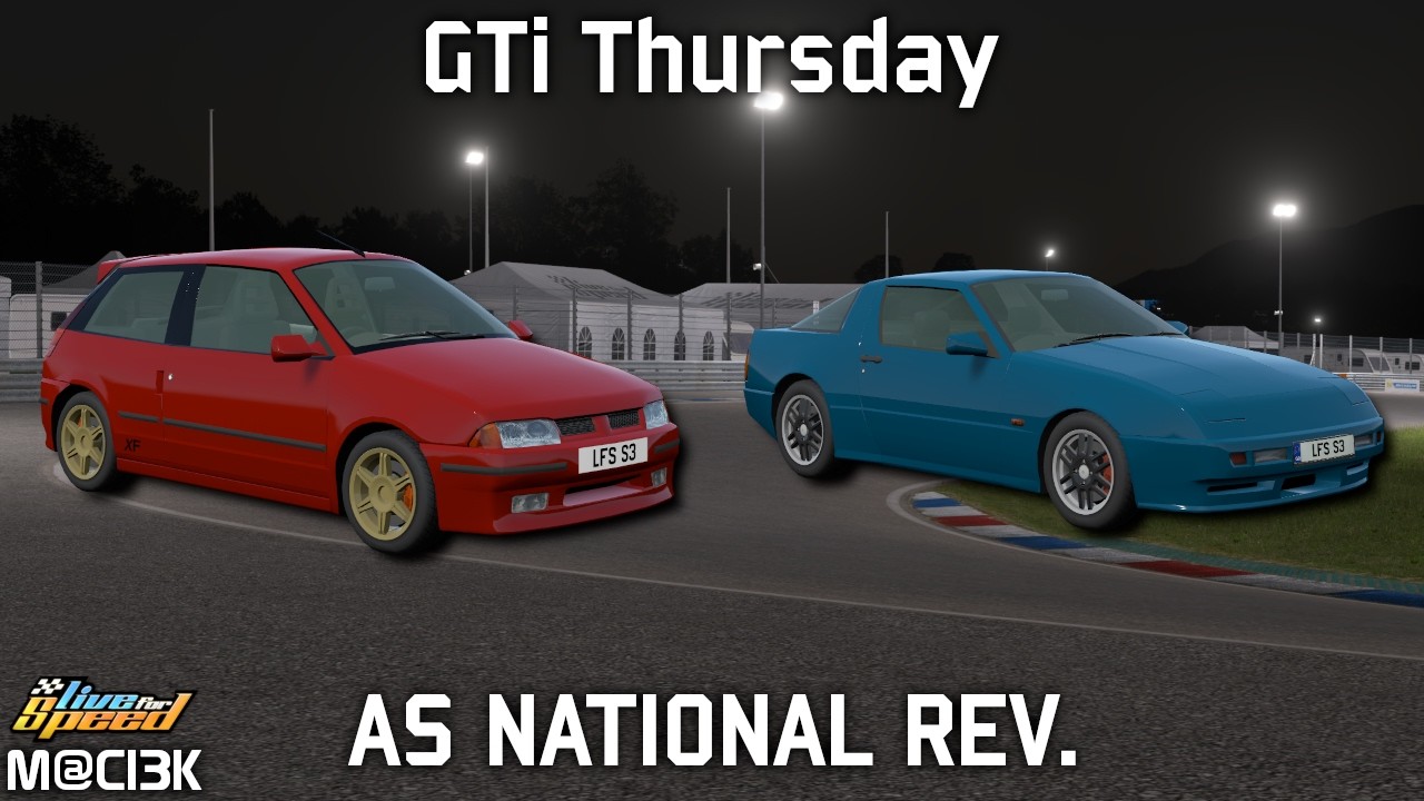 GTi Thursday #12 - Aston National Rev. (AS3R) with XFG and XRG | Live for Speed 0.8B @srplfs