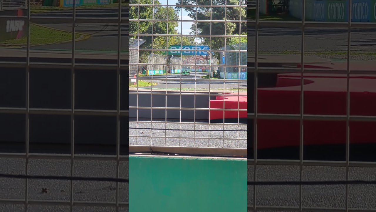 F1 Melbourne GP 2024 - Race leaders on the final lap