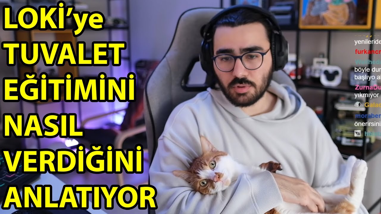 Videoyun Kedisine Tuvalet Eğitimini Nasıl Verdiğini Anlatıyor (Loki)