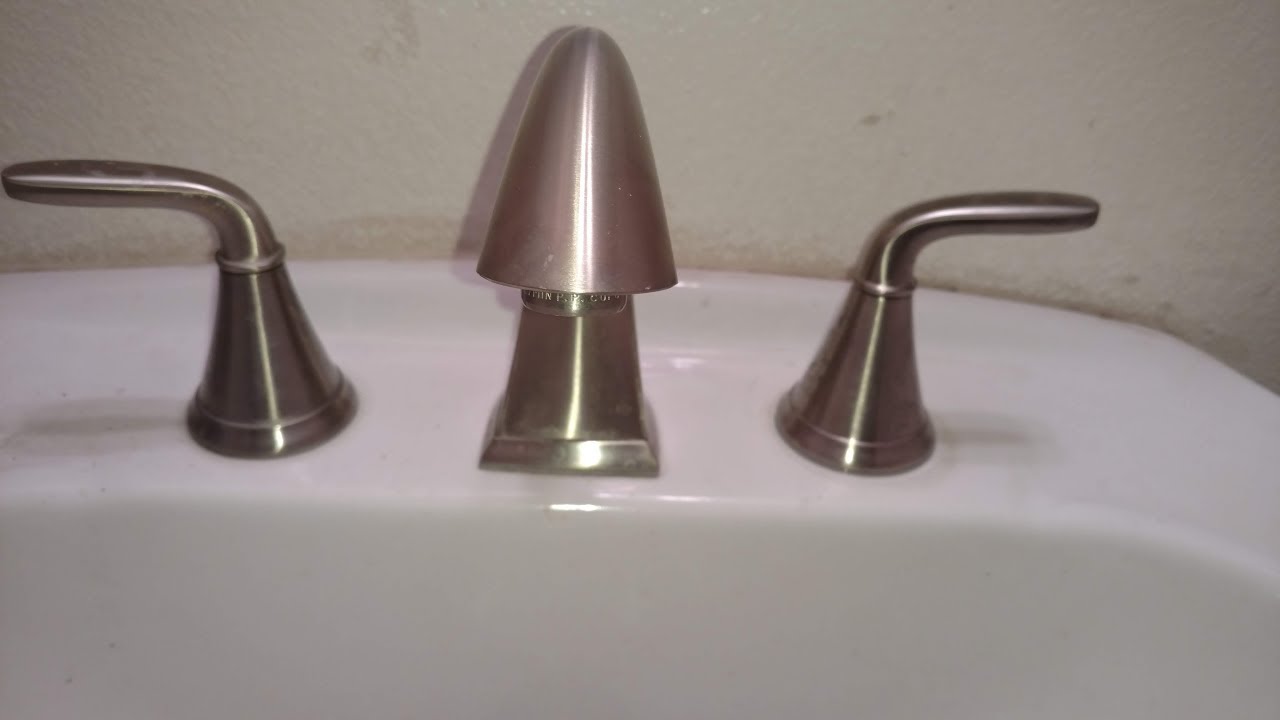 How to replace stuck and hard to turn  Pfister Faucet handle for free MY WAY