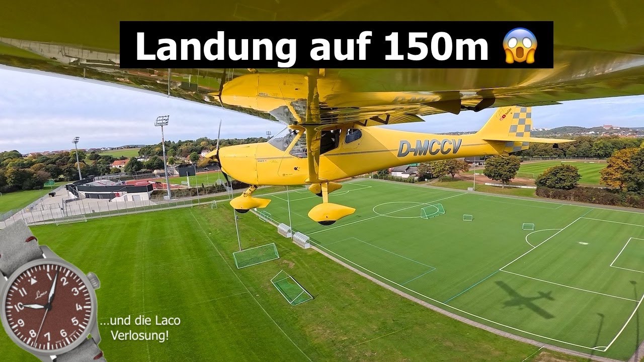 Landung auf 150m | Start auf 99m