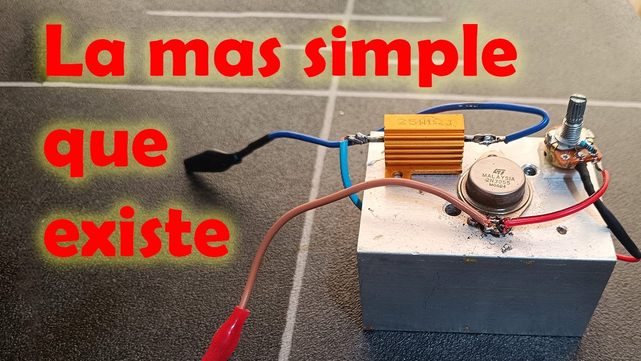La carga electronica más simple que existe (carga fantasma, dummy load)