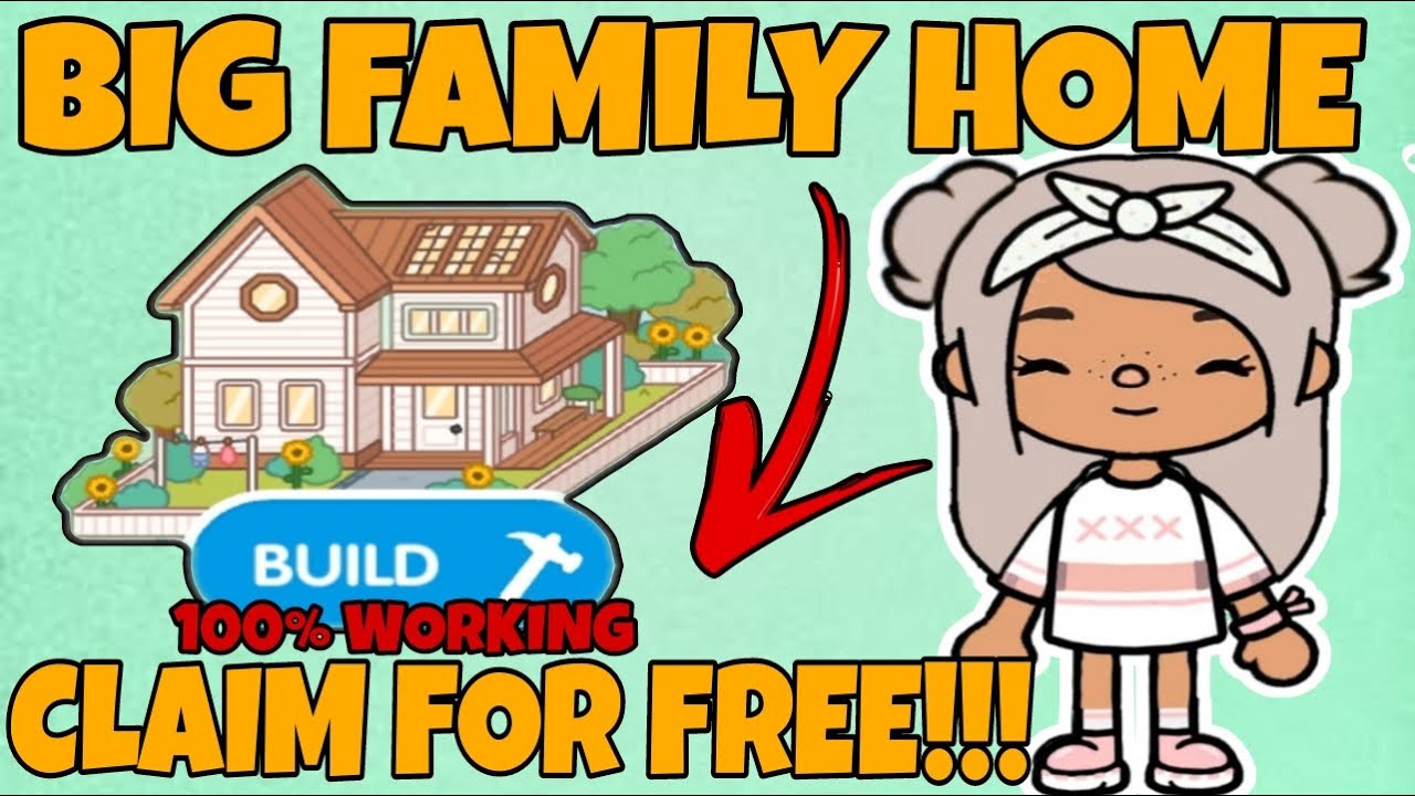 Toca Life World Big Family House: Claim Using Free Code! Toca Life World | Toca Life World Free Code