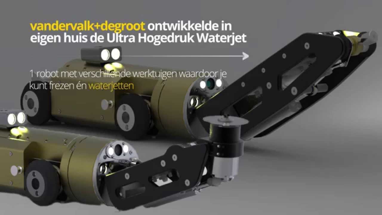 Ultra Hogedruk Waterjet van vandervalk+degroot