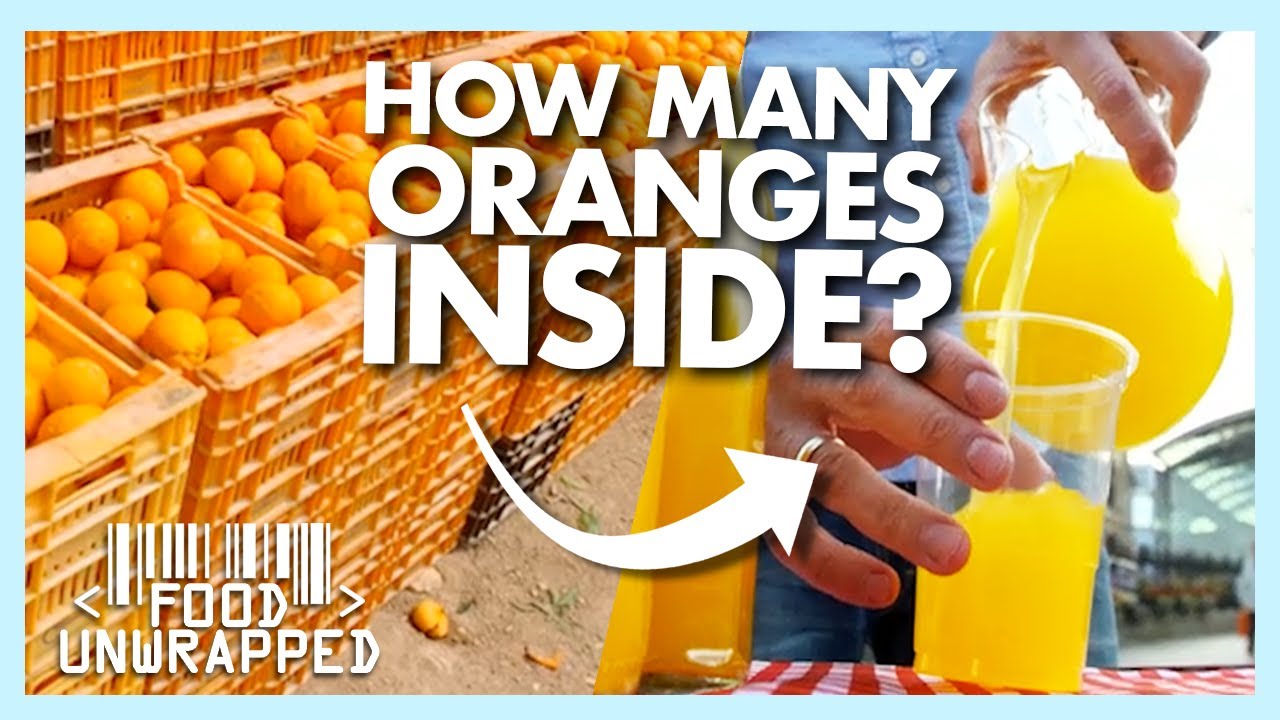 How Many Oranges are in one glass of 'Orange Squash'? | Food Unwrapped
