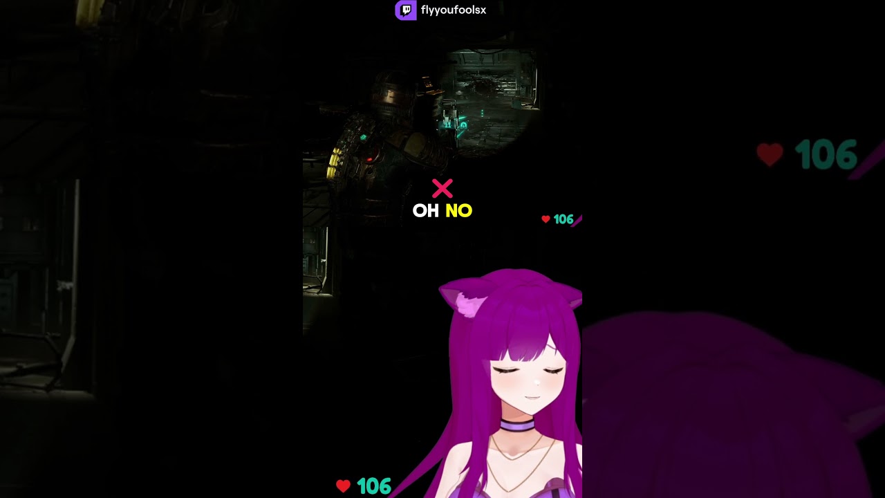 I can't I am going home #deadspace #stream #twitch #envtube #vtuberclips #vtuber #flyyoufoolsx