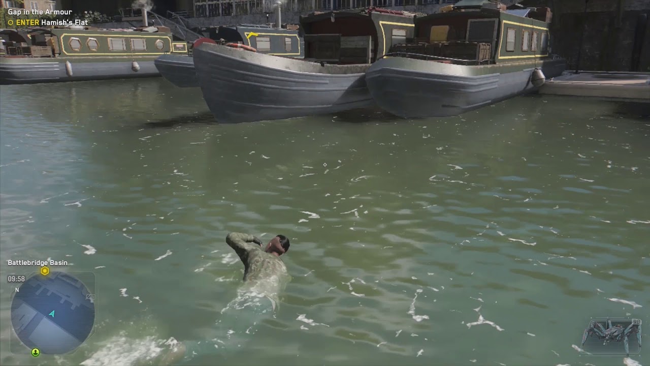 Watch Dogs Legion Water Physics