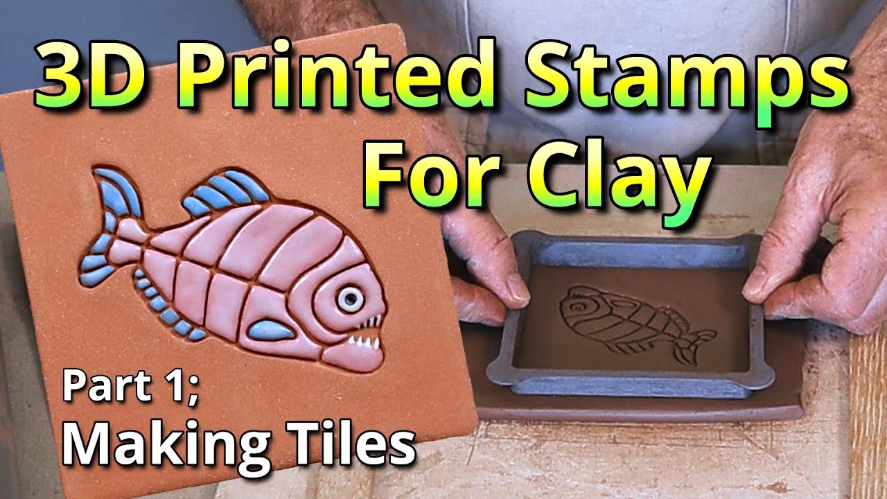 How To Make Ceramic Tiles Using 3d Printed Stamps