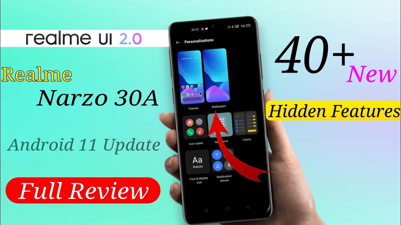 Realme Narzo 30A Realme Ui 2.0 Android 11 Update Full Review|40+ New Features|Narzo30A UI 2.0 Update